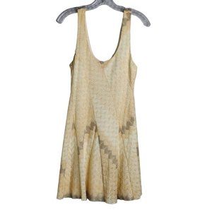 Free People Women's Yellow Sleeveless Size Small